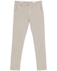 Sartoria Tramarossa - Luis Logo-Patch Button-Fastening Trousers - Lyst