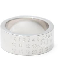 MM6 by Maison Martin Margiela - Numeric Signature Numbers-Motif Ring - Lyst