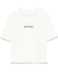 Palm Angels - Embroidered-Logo T-Shirt - Lyst