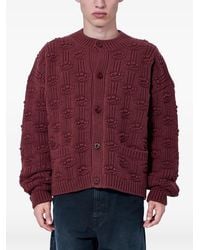 Marni - Fisherman Wool-Cashmere Cardigan - Lyst