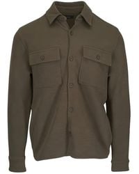 Vince - Buttoned Flap-Pocket Overshirt - Lyst