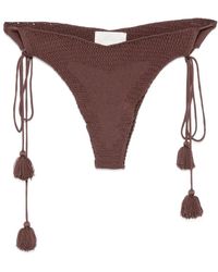 ELOU - Alba Crochet Bikini Bottoms - Lyst