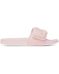 Jimmy Choo - Fitz Logo-Debossed Slides - Lyst