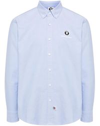 Aape By A Bathing Ape - Logo-Patch Long-Sleeved Shirt - Lyst