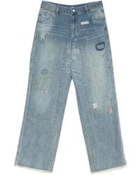 Sea - Claira Patchwork Jeans - Lyst