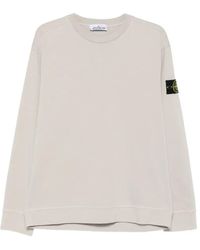 Stone Island - 6100057 Heavy Organic Cotton Jersey Sweatshirt - Lyst