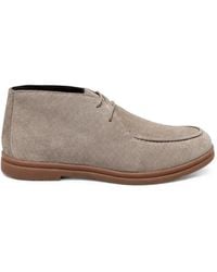 Poche Paris - Cipele Suede Lace-Up Boots - Lyst