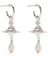 Vivienne Westwood - Boucles D'Oreilles À Détail Orb - Lyst