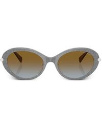 Michael Kors - Rockaway Oval-Frame Sunglasses - Lyst