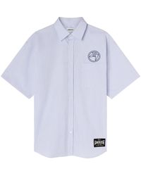 Ambush - Short-Sleeve Striped Cotton Shirt - Lyst