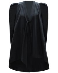 Gemy Maalouf - Bow Long-Sleeve Top - Lyst