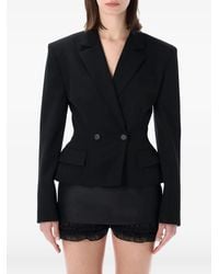 Magda Butrym - Blazer Péplum À Boutonnière Croisée - Lyst