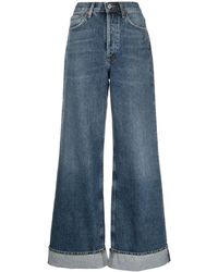 Agolde - Wide Leg Denim Jeans - Lyst
