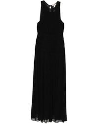 Twinset - Robe Longue À Design Froncé - Lyst