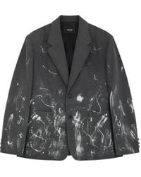 we11done - Paint-Splatter Blazer - Lyst
