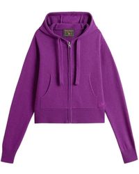 Woolrich - Cardigan Zippé À Capuche - Lyst
