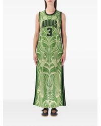 adidas 'Premium Crochet' Maxi Dress in White | Lyst adidas 'Premium Crochet' Maxi Dress in White | Lyst