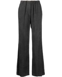 Alysi - High-waisted Flared Trousers - Lyst