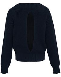 OPEN YY Appliqué Zipup Sweatshirt in Black | Lyst