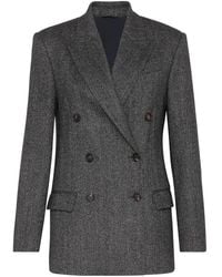 Brunello Cucinelli - ヘリンボーン ダブルジャケット - Lyst