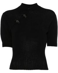 Simone Rocha - Bead-Embellished Sweater - Lyst