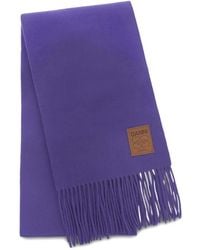Ganni - Sciarpa Con Frange - Lyst