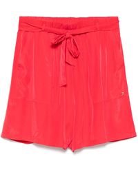Liu Jo - Logo-Plaque Shorts - Lyst