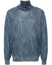 Etro - Textured Knit Turtleneck For - Lyst