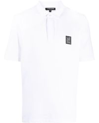 CoSTUME NATIONAL - Logo-patch Piqué Polo Shirt - Lyst