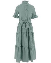 F.it - Striped-Pattern Dress - Lyst