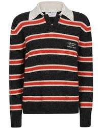 Giada Benincasa - Pull À Rayures Et Broderie Devant - Lyst