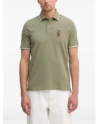 Aeronautica Militare - Polo À Logo Brodé - Lyst