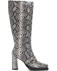 Martine Rose - Square Toe Chain Boots - Lyst
