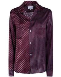 Maison Margiela - Paisley-Print Button-Up Shirt - Lyst