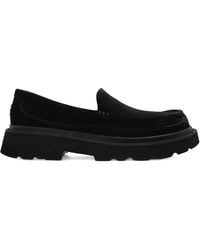 UGG - Ascot Suède Loafers Met Plateauzool - Lyst