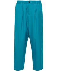 Marni - Cropped Wool Trousers - Lyst