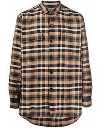 Nanushka - Organic-Cotton Checked Shirt - Lyst