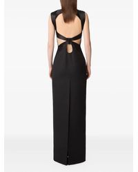 Nina Ricci Mermaid Dress With Open Back in Black | Lyst UK