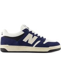 New Balance - 480 Leather Suede Trainers - Lyst