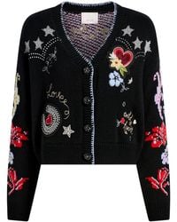 Cinq À Sept - Western Collage Cardigan - Lyst