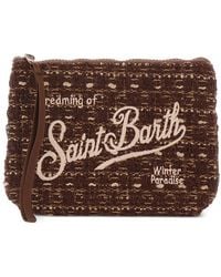MC2 Saint Barth - Aline Logo-Embroidered Clutch Bag - Lyst