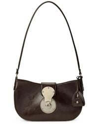 Ralph Lauren - Small Ricky Washed Leather Shoulder Bag - Lyst