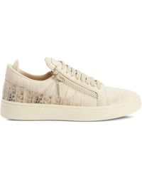 Giuseppe Zanotti - Sneakers Mit Kroko-Prägung - Lyst