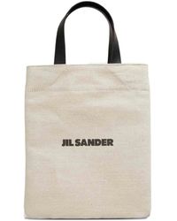Jil Sander - Logo Strap Tote Bag - Lyst
