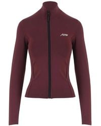 Autry - Pull Zippé À Col Montant - Lyst