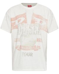 DIESEL - T-Shirt T-Normes-Hmbp - Lyst