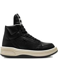 Converse - X Rick Owens Drkshdw Star High-Top Sneakers - Lyst