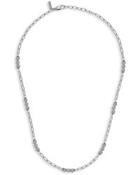 Desmo - Crystal Nova Halskette Mit Büroklammer - Lyst