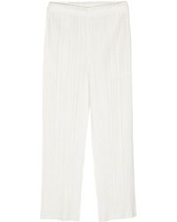 Pleats Please Issey Miyake - Pleated Trousers - Lyst