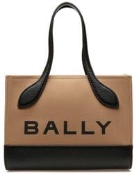 Bally - Bar Keep On Logo-print Tote - Lyst